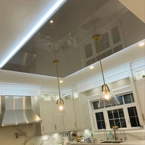 Комбинированный потолокГипсокартон + натяжной