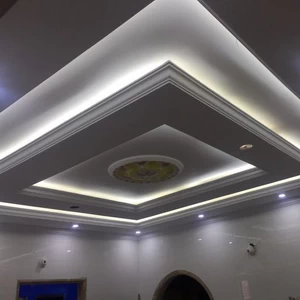 Гипсокартонный потолокГипсокартон, шпаклёвка, покраска